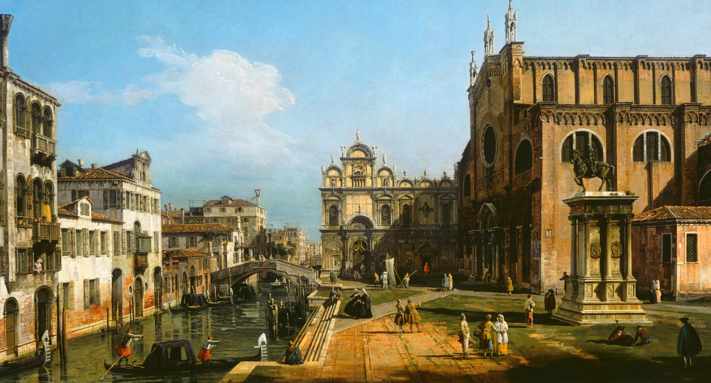 The Campo di SS. Giovanni e Paolo, Venice