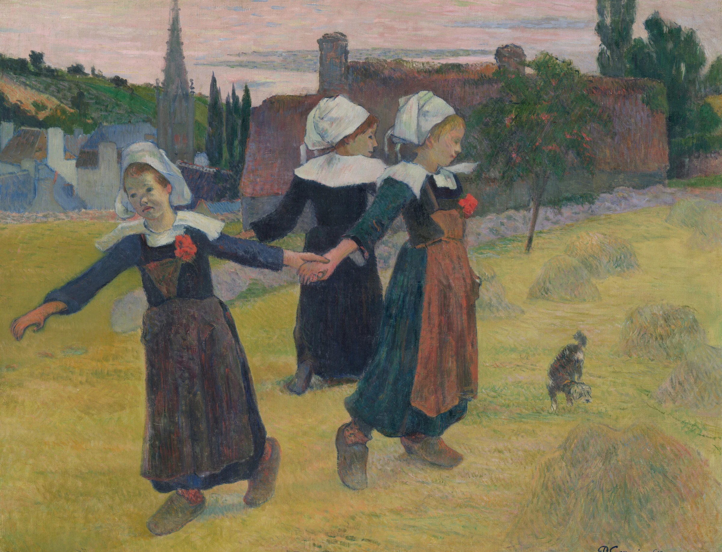 Breton Girls Dancing, Pont-Aven