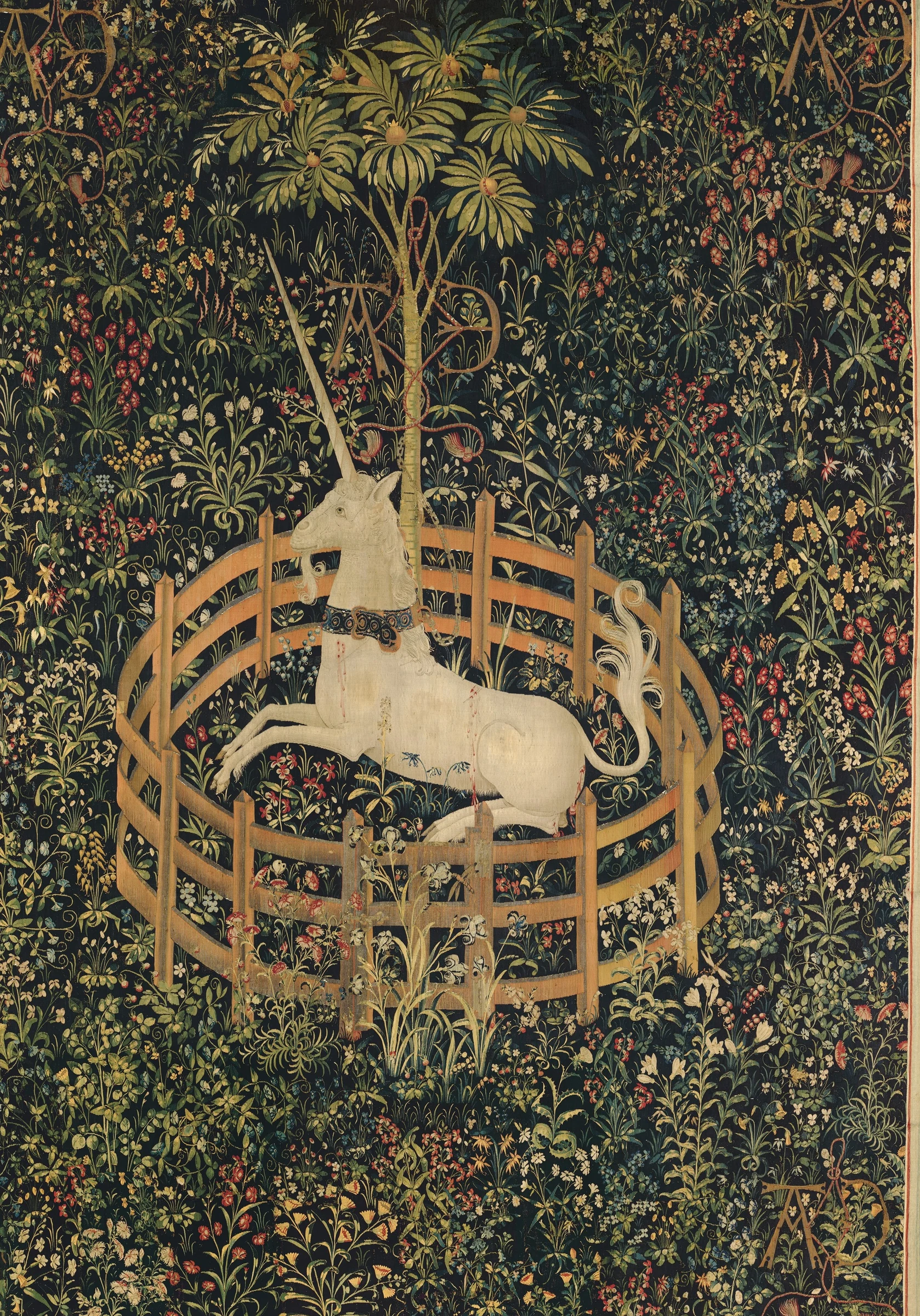 The Unicorn Rests in a Garden (from the Unicorn Tapestries)